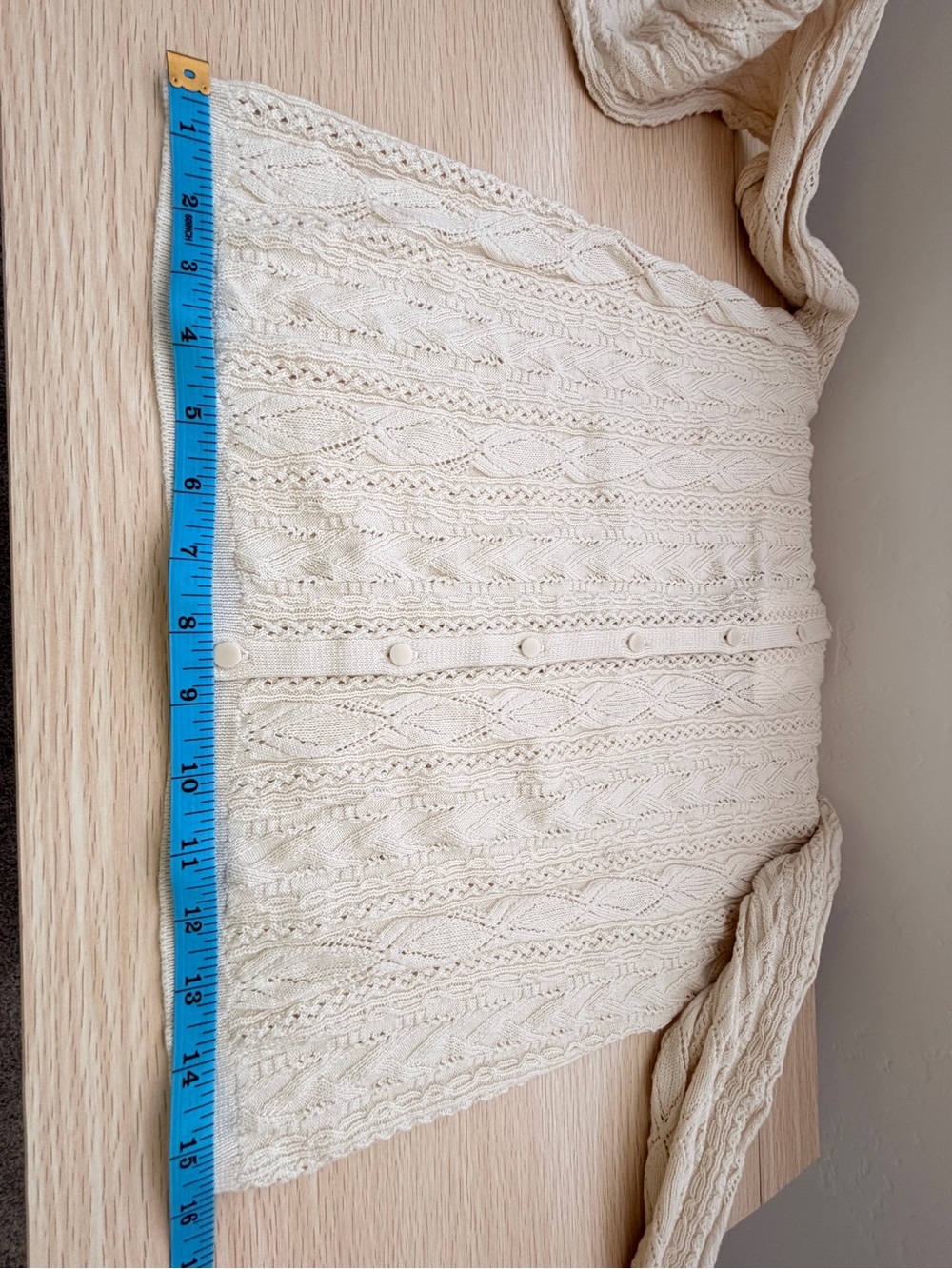 Sezane Ruben Cardigan Cream - Picture 10 of 10
